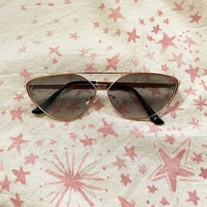 Cat eye aviator sunglasses